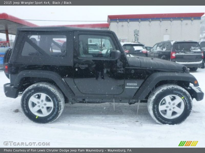 Black / Black 2015 Jeep Wrangler Sport 4x4