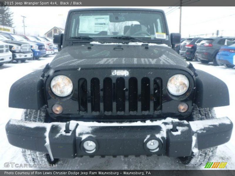 Black / Black 2015 Jeep Wrangler Sport 4x4