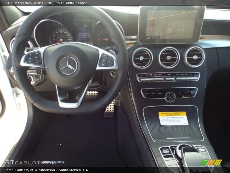 Polar White / Black 2015 Mercedes-Benz C 300