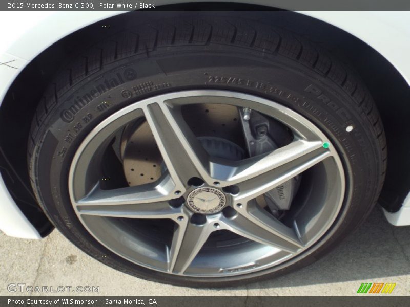 Polar White / Black 2015 Mercedes-Benz C 300