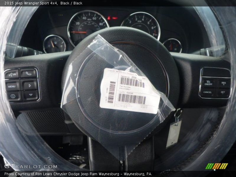 Black / Black 2015 Jeep Wrangler Sport 4x4