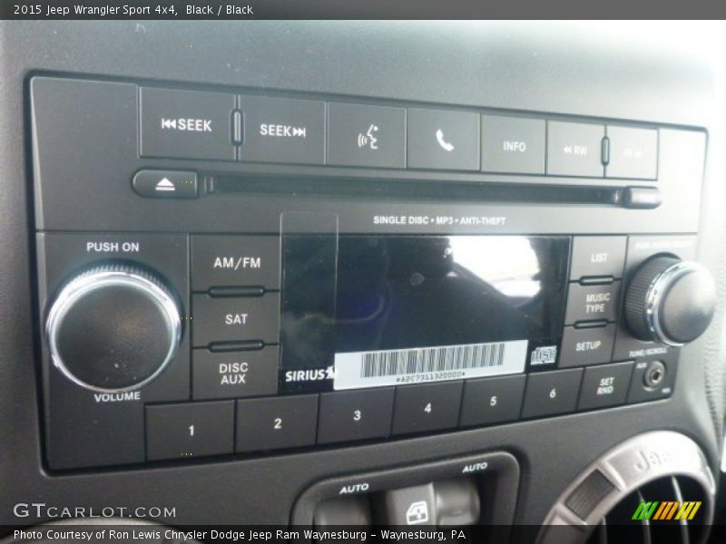 Black / Black 2015 Jeep Wrangler Sport 4x4