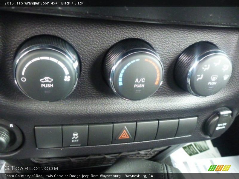 Black / Black 2015 Jeep Wrangler Sport 4x4
