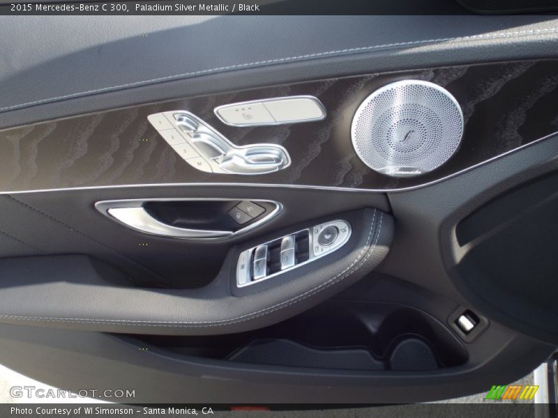 Paladium Silver Metallic / Black 2015 Mercedes-Benz C 300