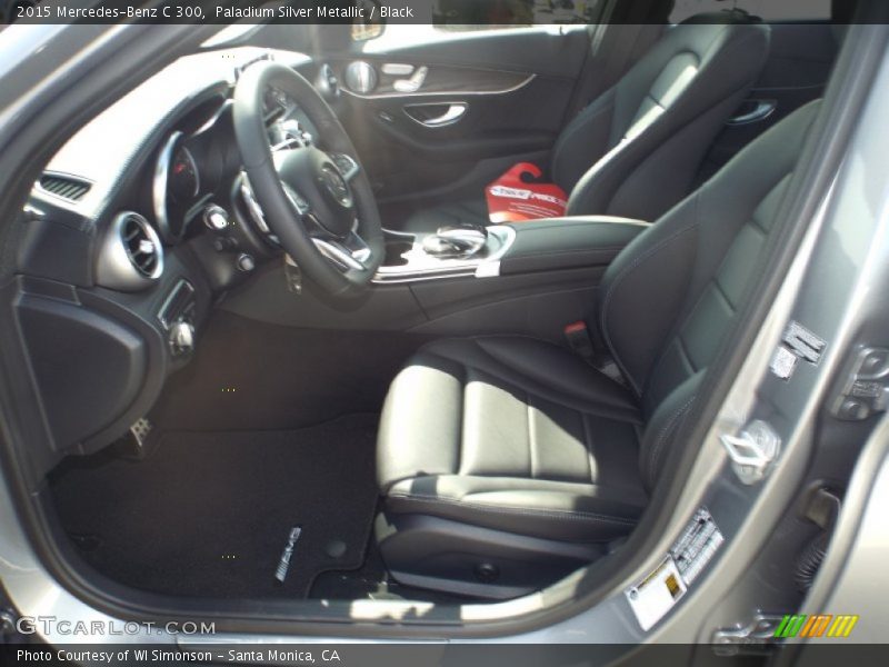 Paladium Silver Metallic / Black 2015 Mercedes-Benz C 300