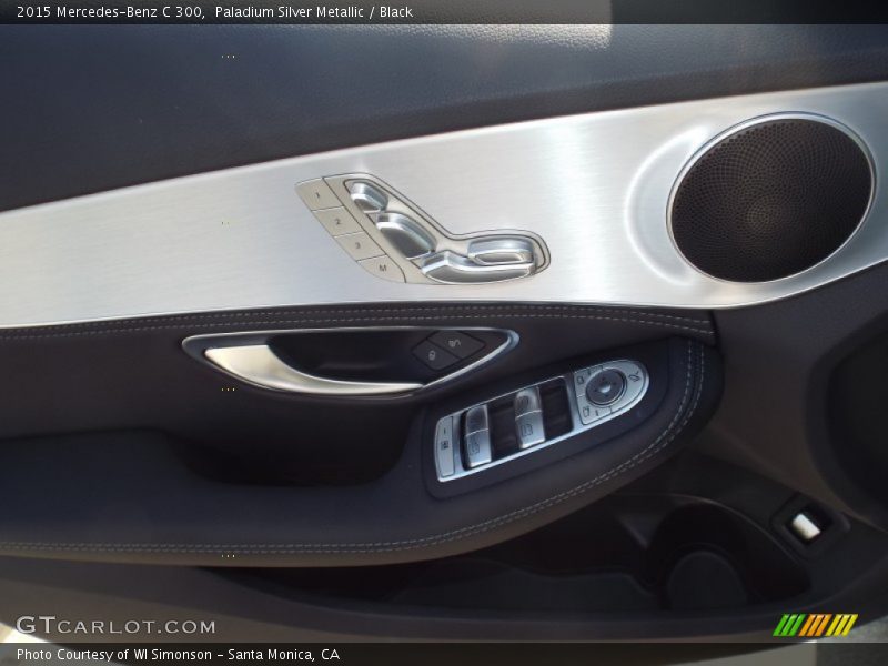 Paladium Silver Metallic / Black 2015 Mercedes-Benz C 300