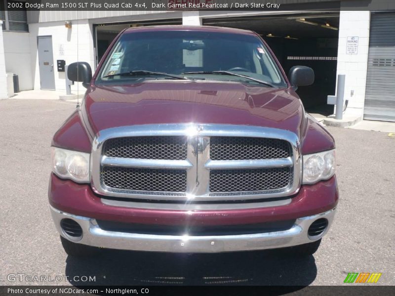 Dark Garnet Red Pearlcoat / Dark Slate Gray 2002 Dodge Ram 1500 SLT Plus Quad Cab 4x4