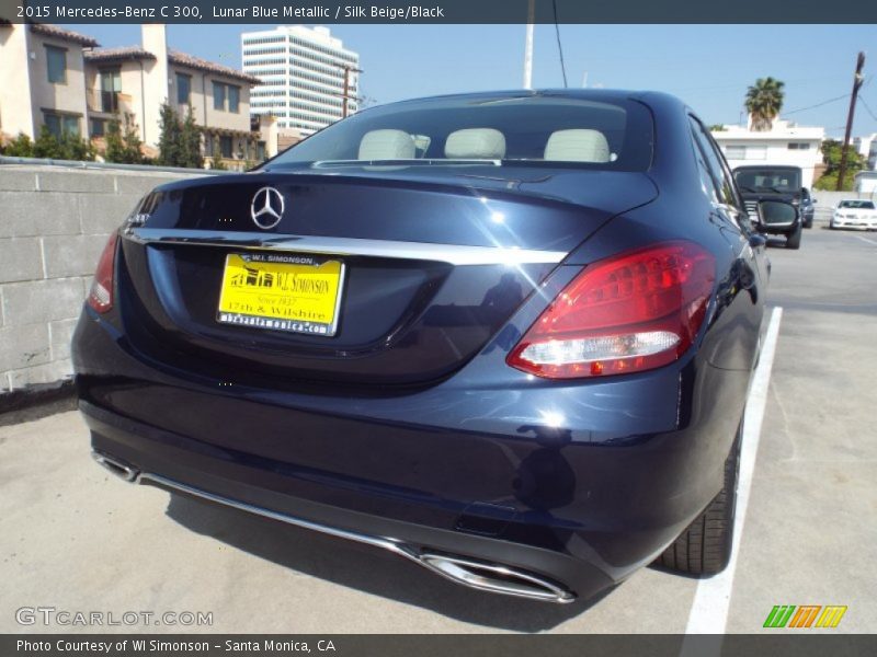 Lunar Blue Metallic / Silk Beige/Black 2015 Mercedes-Benz C 300