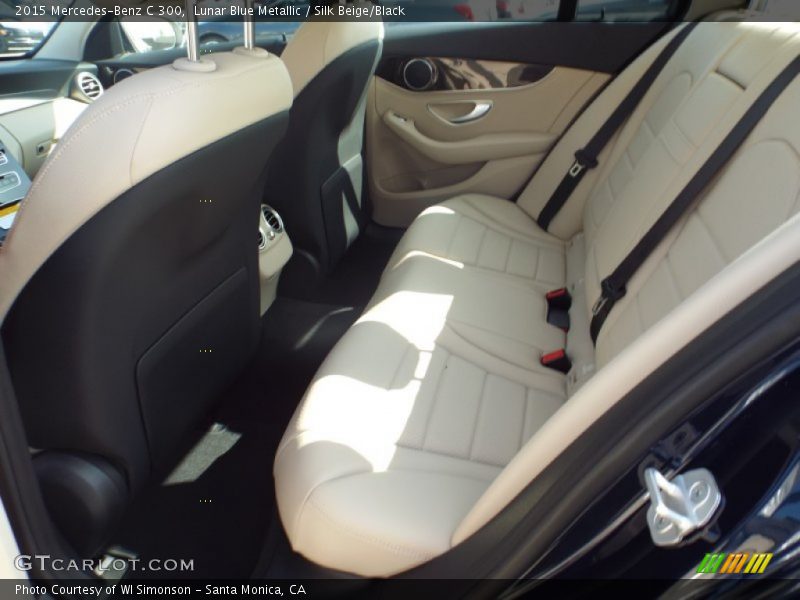 Lunar Blue Metallic / Silk Beige/Black 2015 Mercedes-Benz C 300