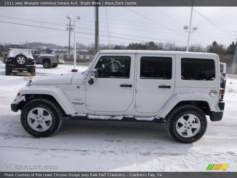 Bright White / Black/Dark Saddle 2011 Jeep Wrangler Unlimited Sahara 4x4