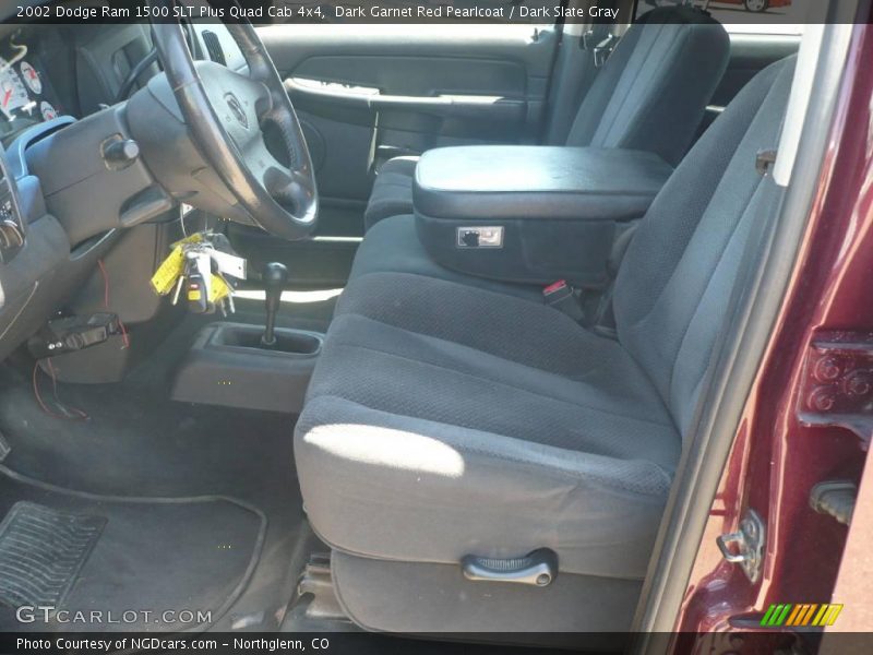 Dark Garnet Red Pearlcoat / Dark Slate Gray 2002 Dodge Ram 1500 SLT Plus Quad Cab 4x4
