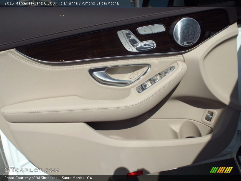 Polar White / Almond Beige/Mocha 2015 Mercedes-Benz C 300