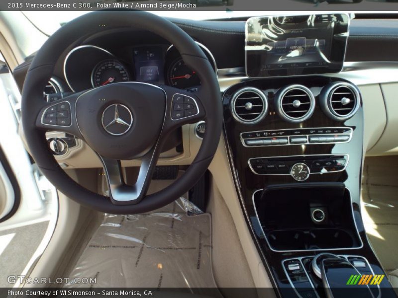Polar White / Almond Beige/Mocha 2015 Mercedes-Benz C 300