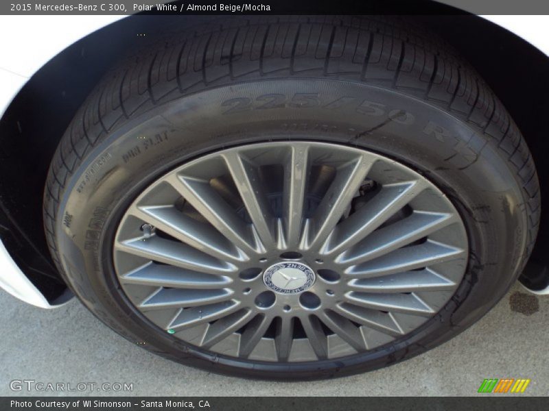 Polar White / Almond Beige/Mocha 2015 Mercedes-Benz C 300