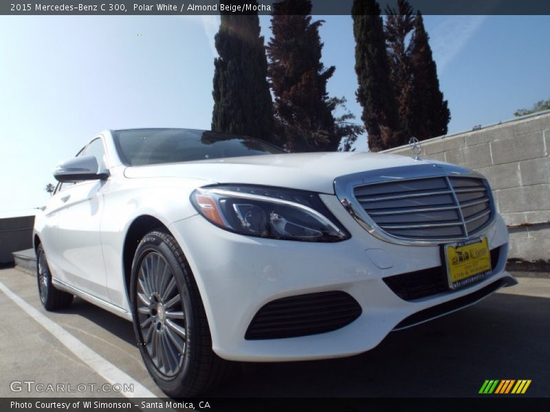 Polar White / Almond Beige/Mocha 2015 Mercedes-Benz C 300