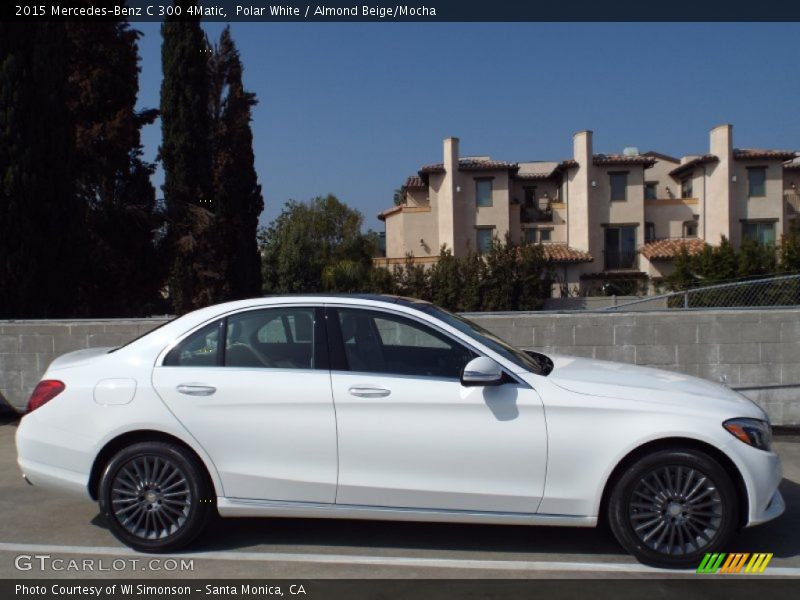 Polar White / Almond Beige/Mocha 2015 Mercedes-Benz C 300 4Matic