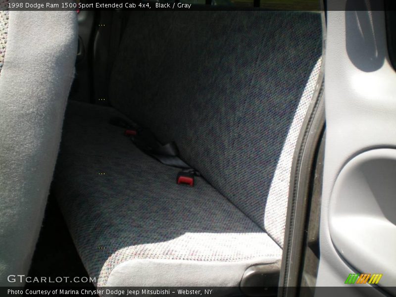 Black / Gray 1998 Dodge Ram 1500 Sport Extended Cab 4x4