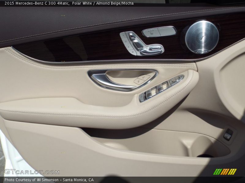 Polar White / Almond Beige/Mocha 2015 Mercedes-Benz C 300 4Matic