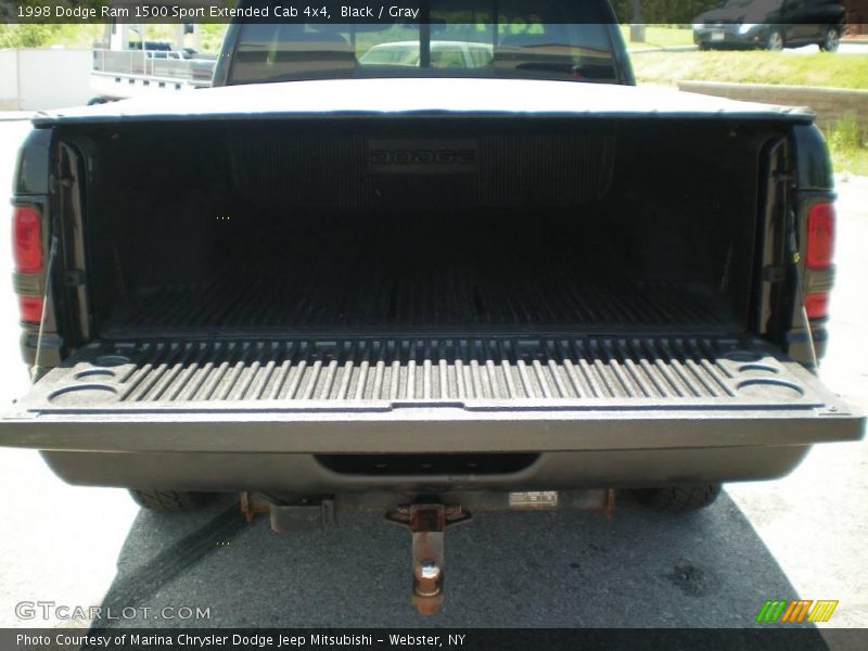 Black / Gray 1998 Dodge Ram 1500 Sport Extended Cab 4x4