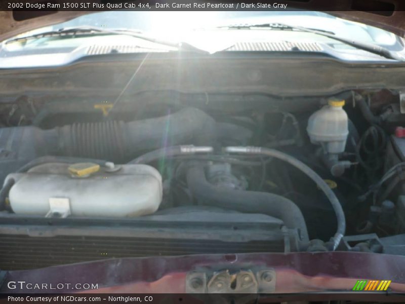 Dark Garnet Red Pearlcoat / Dark Slate Gray 2002 Dodge Ram 1500 SLT Plus Quad Cab 4x4