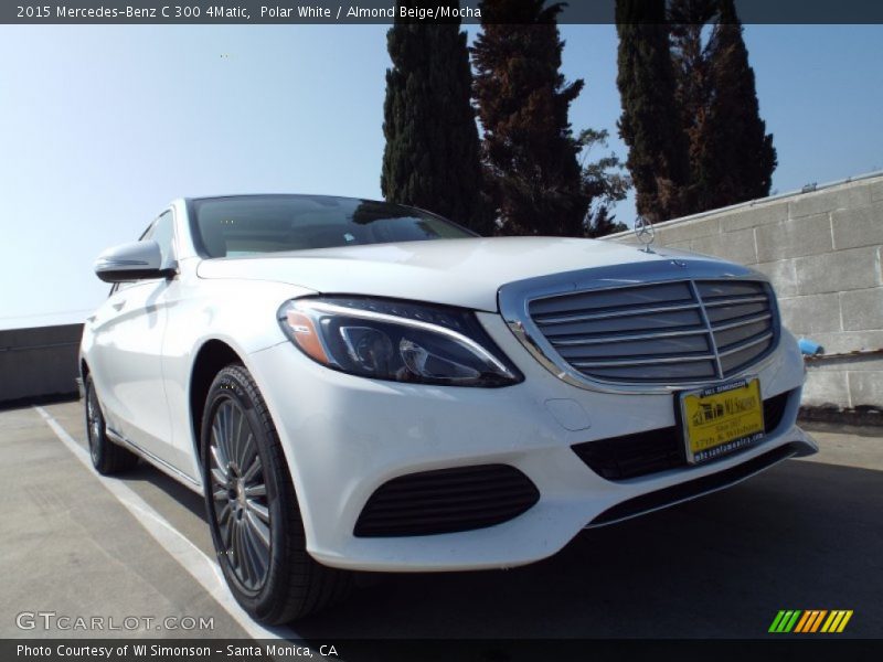 Polar White / Almond Beige/Mocha 2015 Mercedes-Benz C 300 4Matic