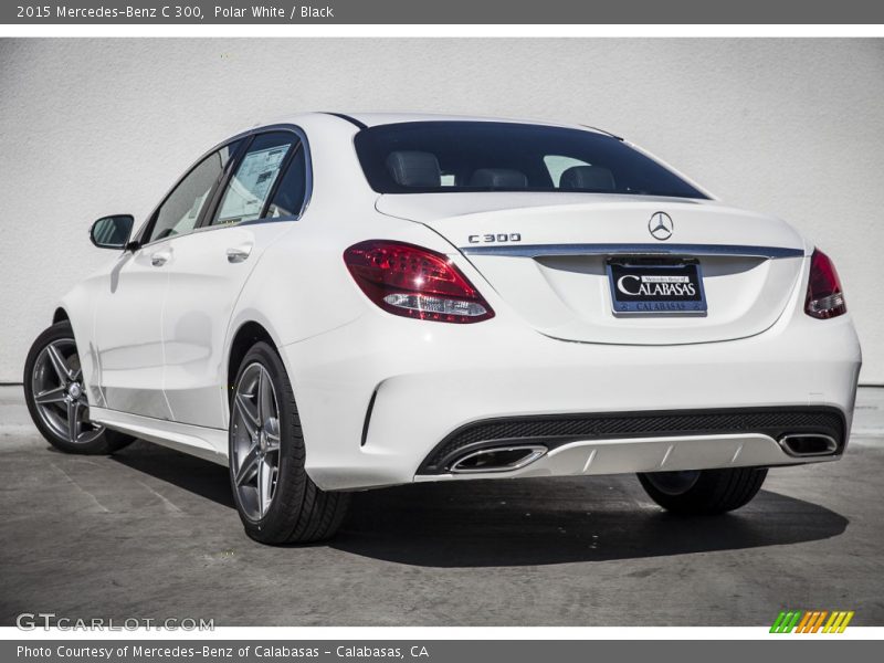 Polar White / Black 2015 Mercedes-Benz C 300