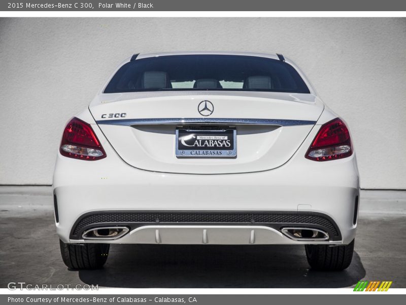 Polar White / Black 2015 Mercedes-Benz C 300