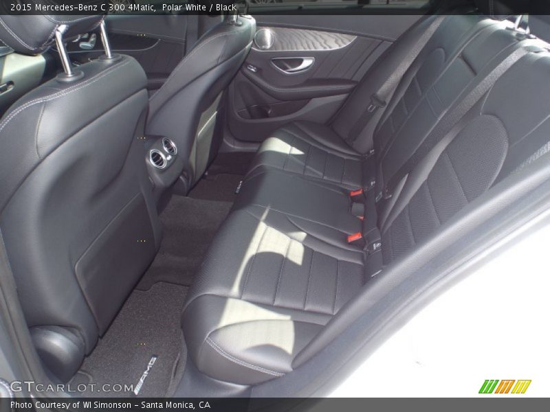Polar White / Black 2015 Mercedes-Benz C 300 4Matic