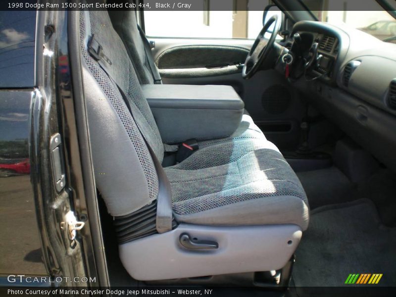 Black / Gray 1998 Dodge Ram 1500 Sport Extended Cab 4x4