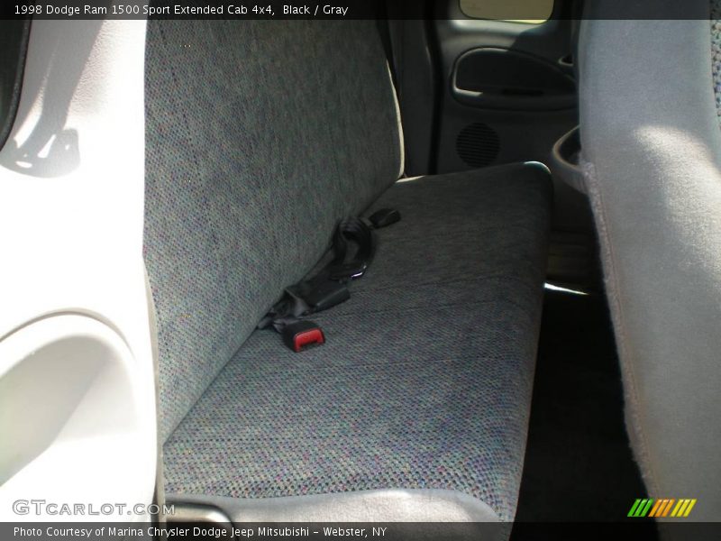 Black / Gray 1998 Dodge Ram 1500 Sport Extended Cab 4x4