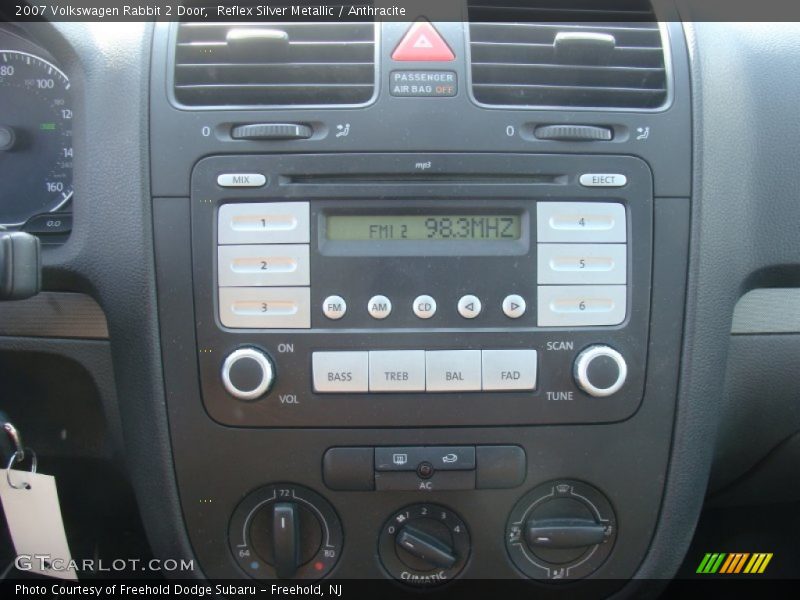 Reflex Silver Metallic / Anthracite 2007 Volkswagen Rabbit 2 Door