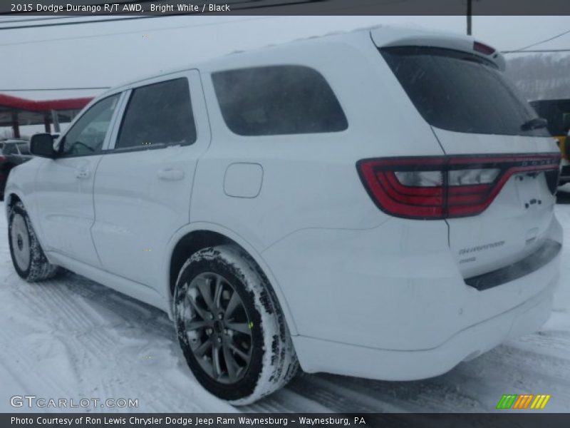 Bright White / Black 2015 Dodge Durango R/T AWD