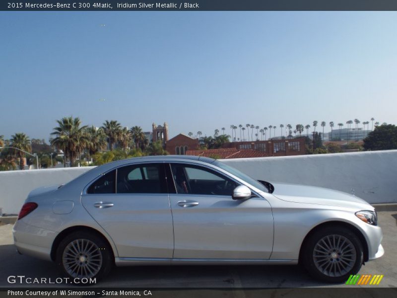 Iridium Silver Metallic / Black 2015 Mercedes-Benz C 300 4Matic