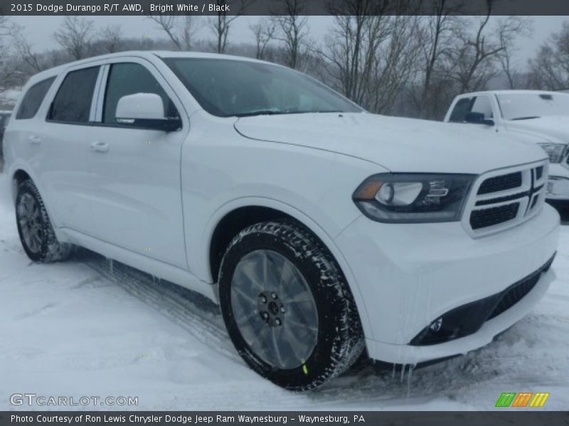 Bright White / Black 2015 Dodge Durango R/T AWD