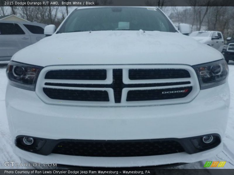Bright White / Black 2015 Dodge Durango R/T AWD
