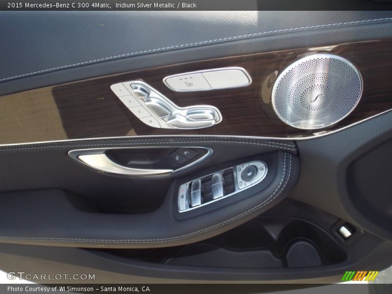 Iridium Silver Metallic / Black 2015 Mercedes-Benz C 300 4Matic