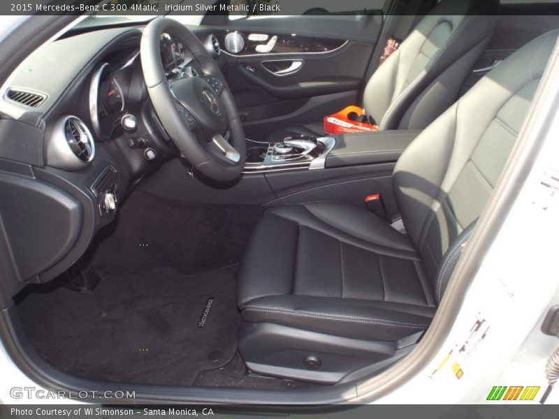 Iridium Silver Metallic / Black 2015 Mercedes-Benz C 300 4Matic