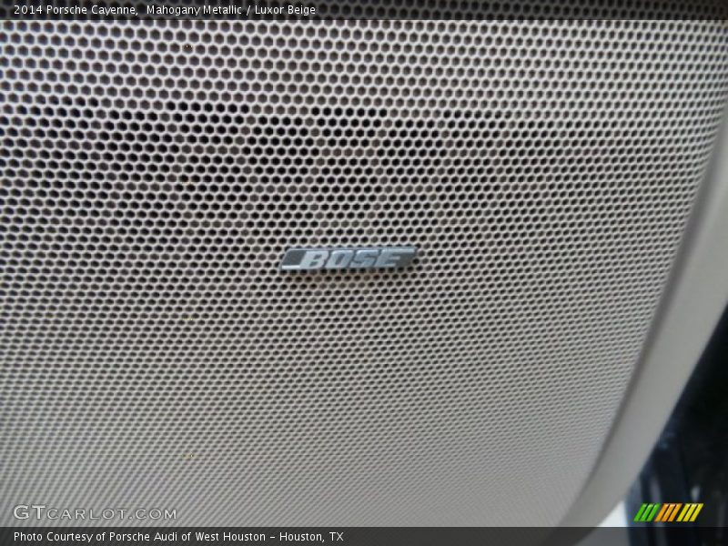 Mahogany Metallic / Luxor Beige 2014 Porsche Cayenne