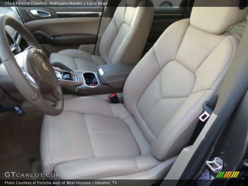 Mahogany Metallic / Luxor Beige 2014 Porsche Cayenne