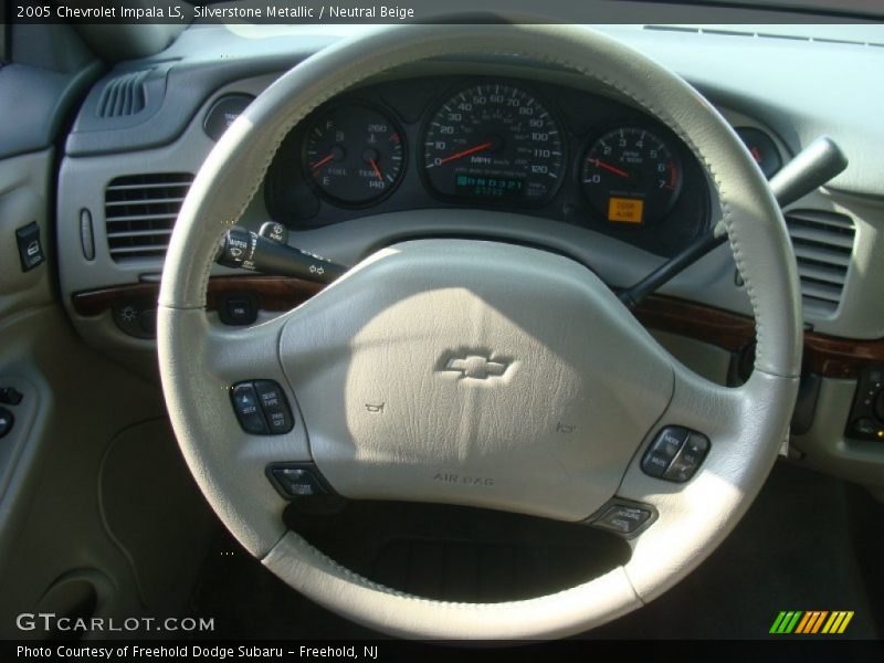 Silverstone Metallic / Neutral Beige 2005 Chevrolet Impala LS