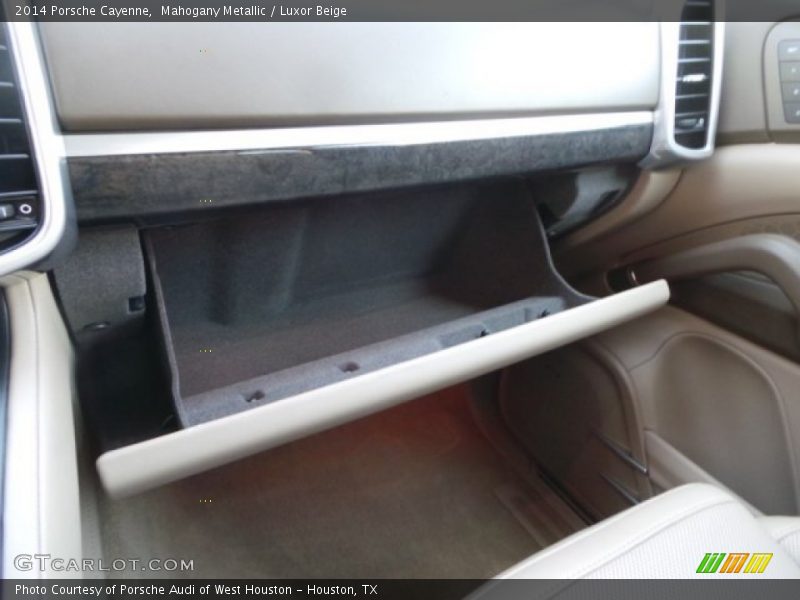 Mahogany Metallic / Luxor Beige 2014 Porsche Cayenne