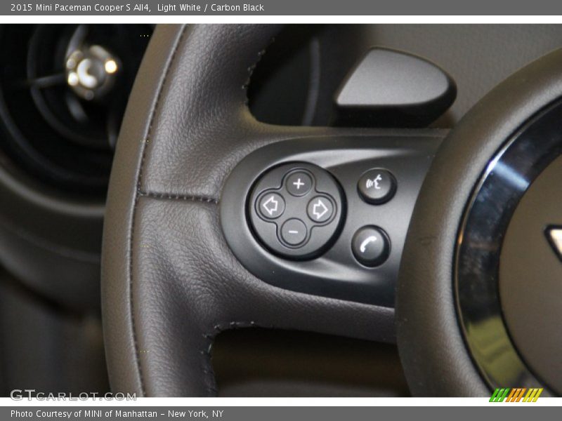 Controls of 2015 Paceman Cooper S All4