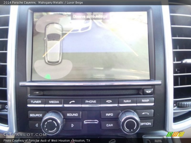 Mahogany Metallic / Luxor Beige 2014 Porsche Cayenne
