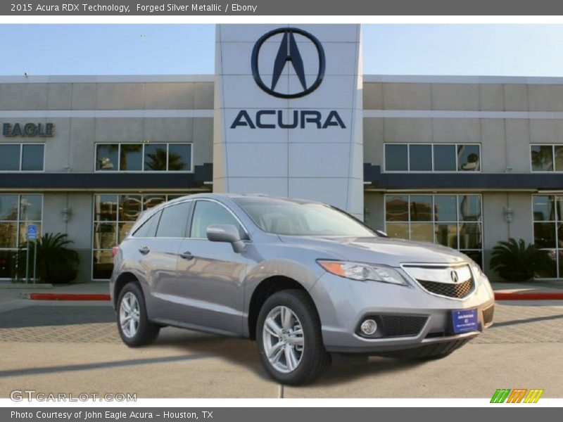 Forged Silver Metallic / Ebony 2015 Acura RDX Technology