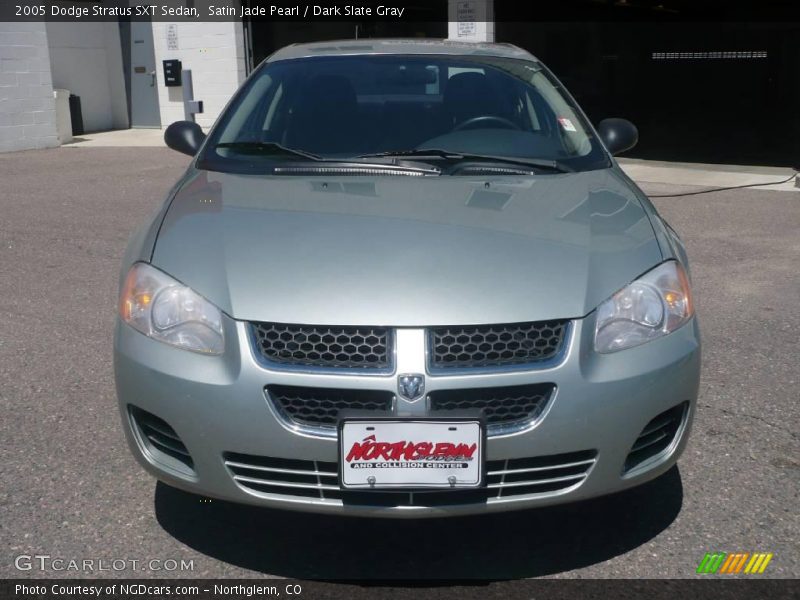 Satin Jade Pearl / Dark Slate Gray 2005 Dodge Stratus SXT Sedan
