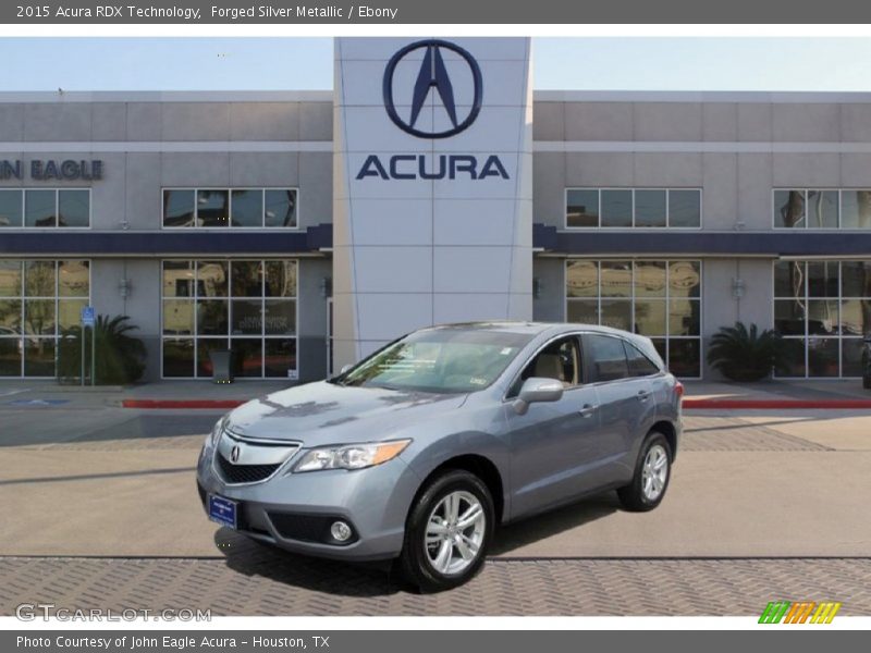 Forged Silver Metallic / Ebony 2015 Acura RDX Technology