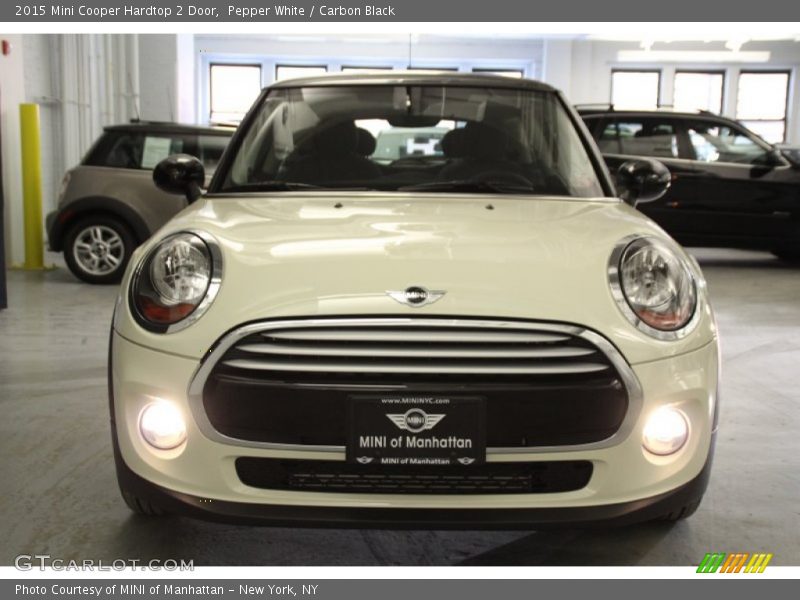 Pepper White / Carbon Black 2015 Mini Cooper Hardtop 2 Door