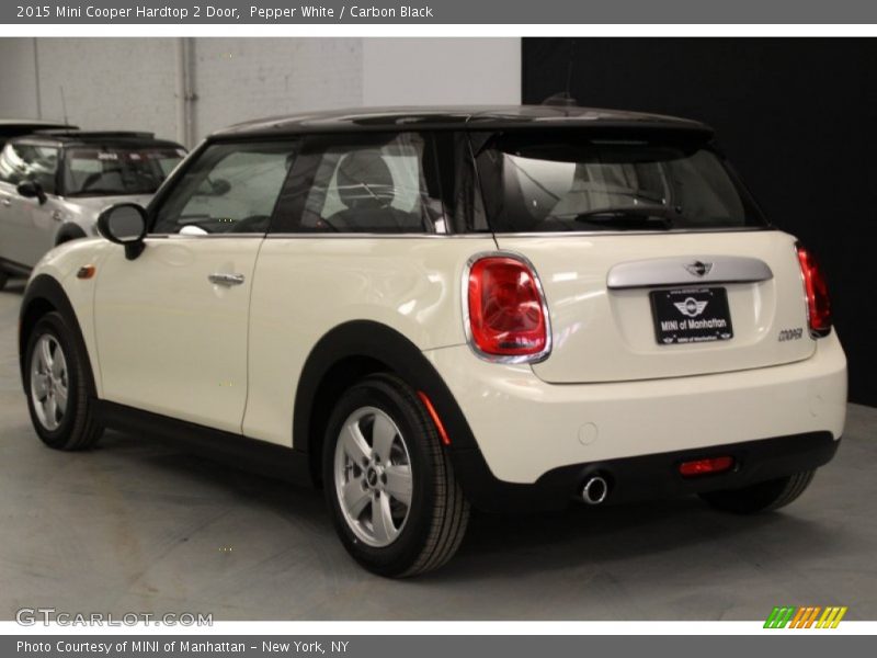 Pepper White / Carbon Black 2015 Mini Cooper Hardtop 2 Door