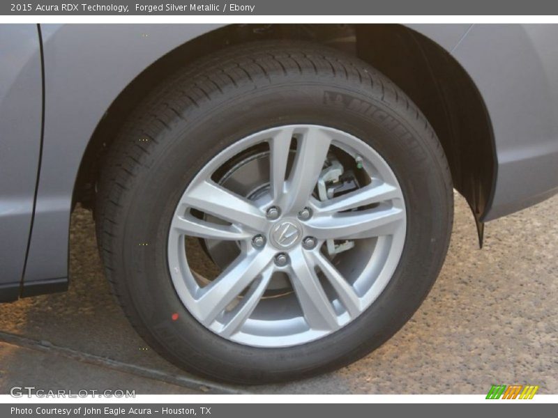 Forged Silver Metallic / Ebony 2015 Acura RDX Technology