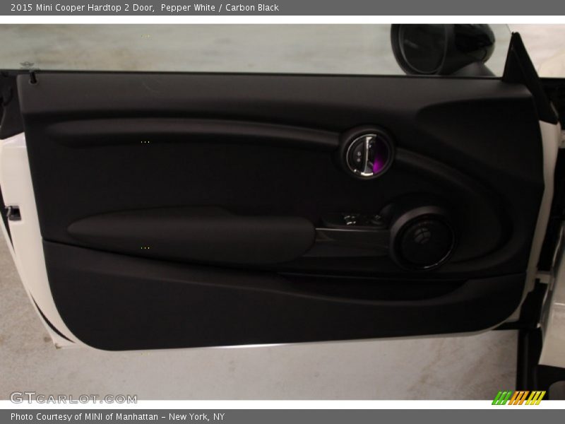 Pepper White / Carbon Black 2015 Mini Cooper Hardtop 2 Door